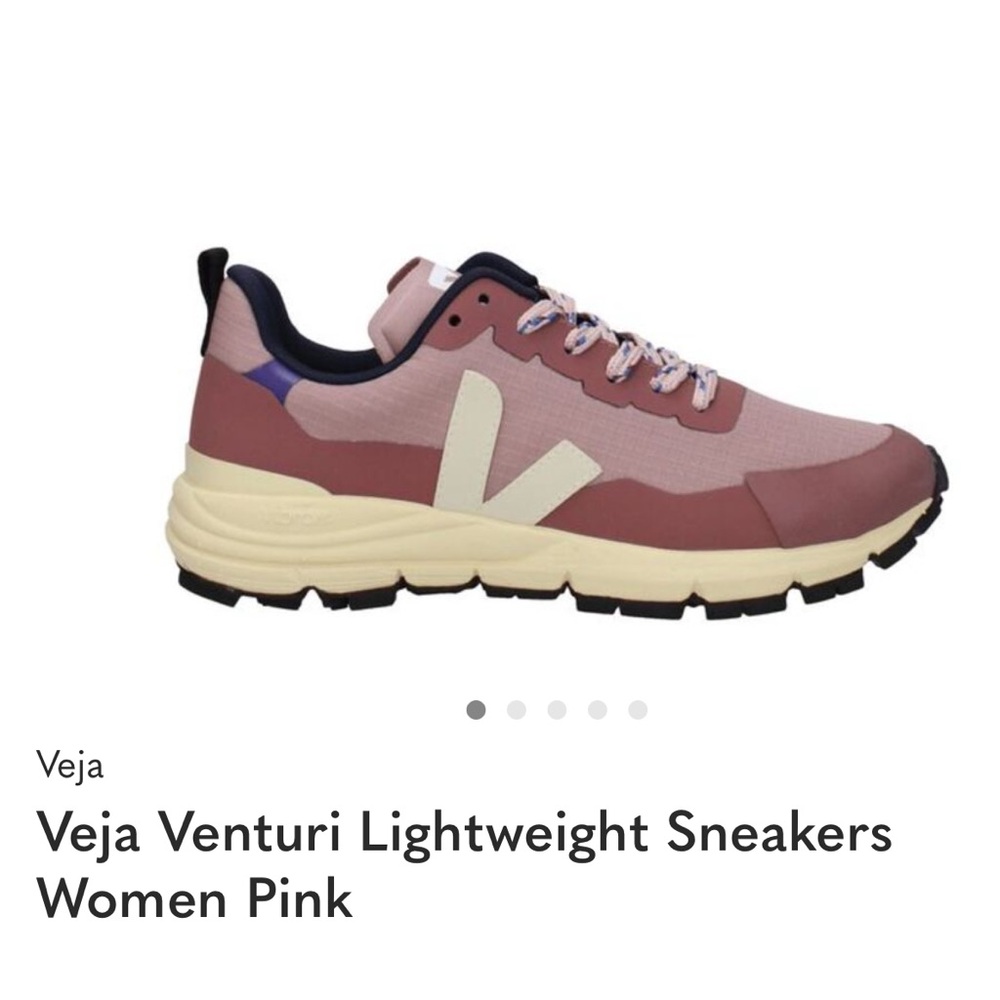 Veja Venturi Sneakers - Mauve and Cream